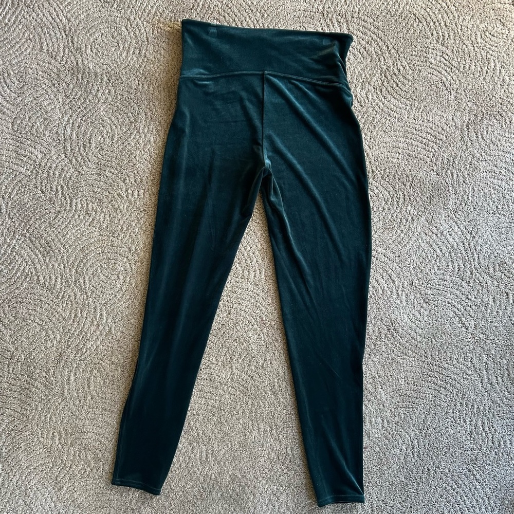 NWOT Spanx Velvet Tummy Control Malachite Green Leggings Pants size 2X. - Picture 6 of 11